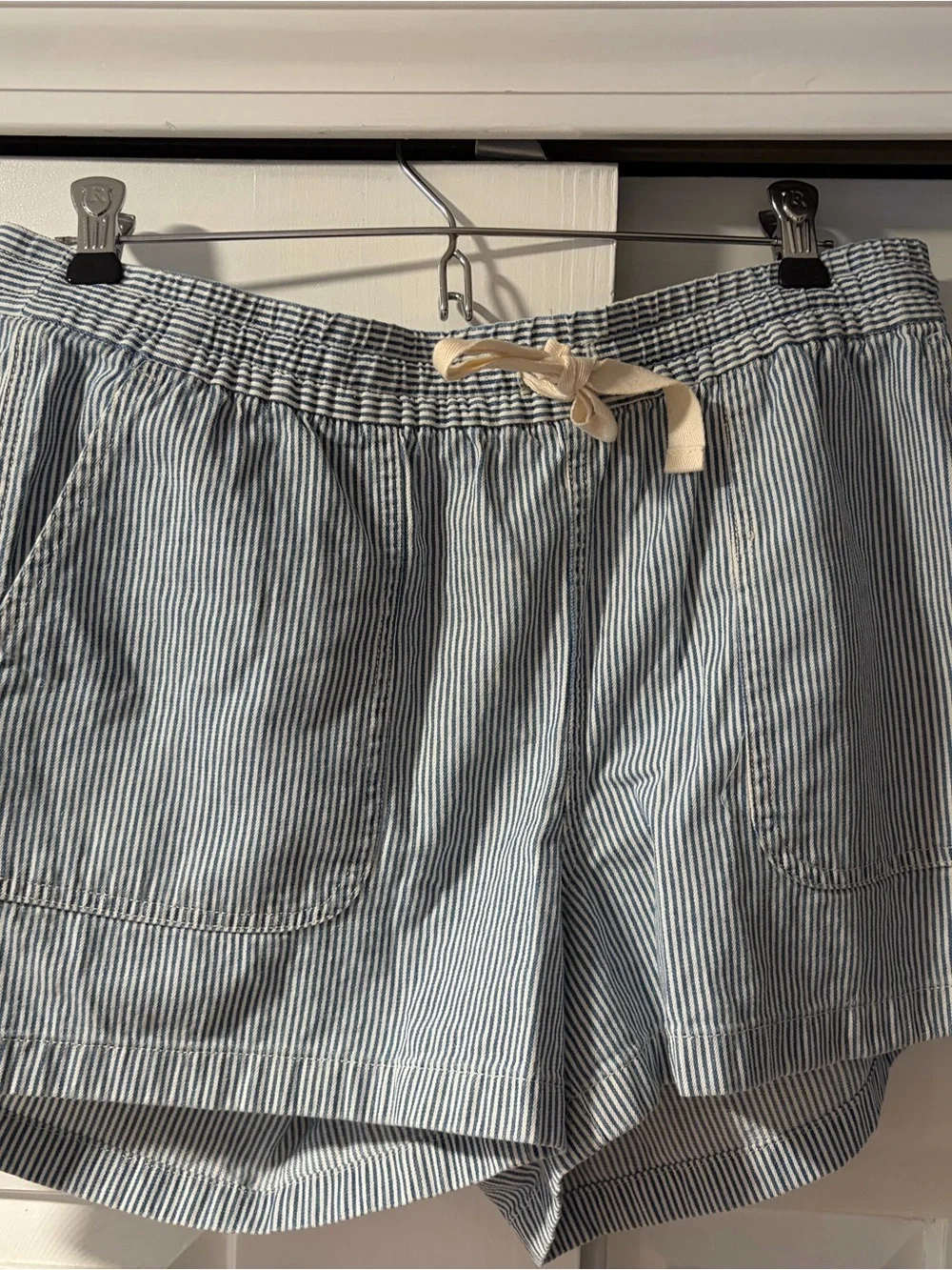 Women’s JCrew Point Sur Stripe Drawstring Shorts